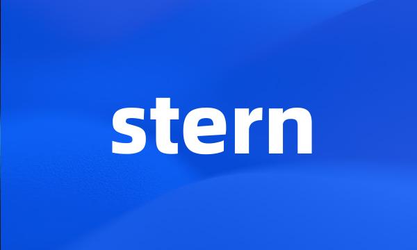 stern