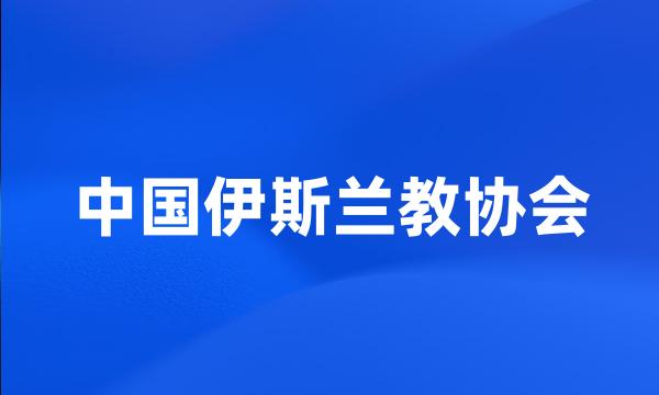 中国伊斯兰教协会