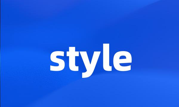 style