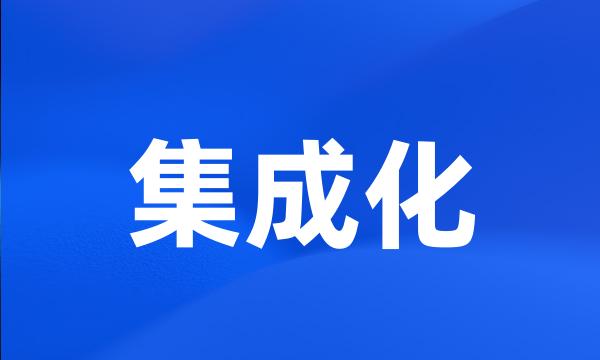 集成化