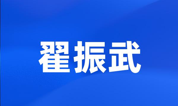 翟振武