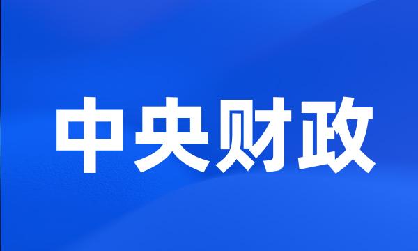 中央财政