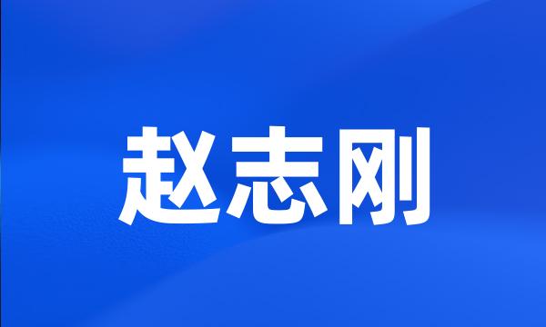 赵志刚