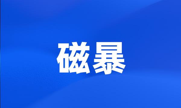 磁暴