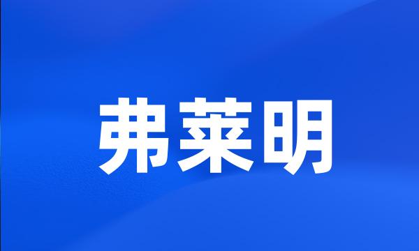 弗莱明