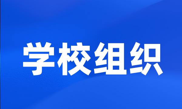 学校组织