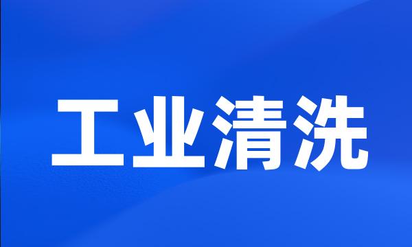 工业清洗