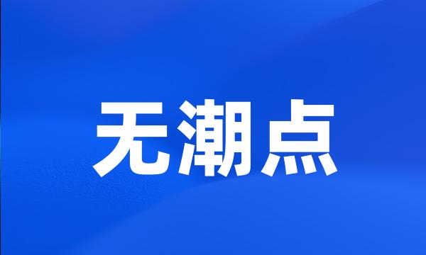 无潮点