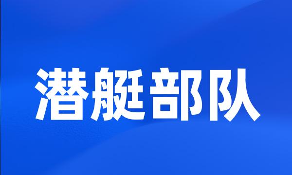 潜艇部队