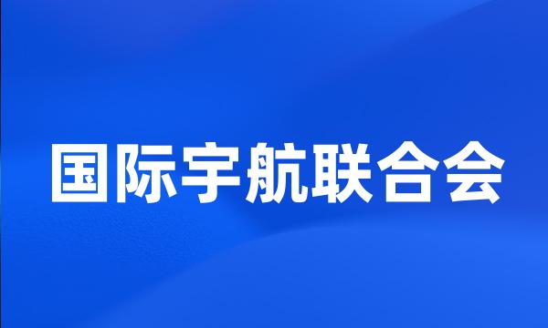 国际宇航联合会