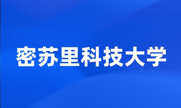 密苏里科技大学