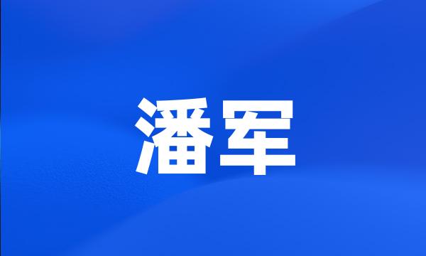 潘军