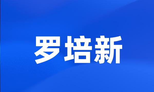 罗培新