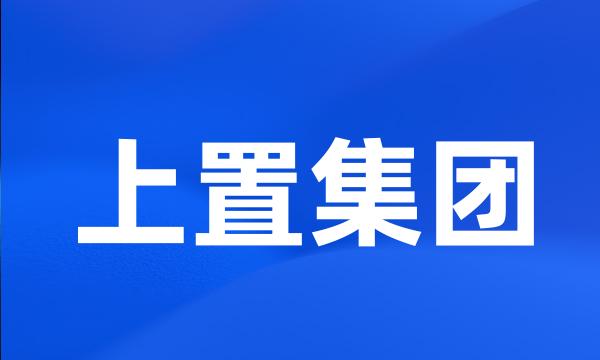 上置集团