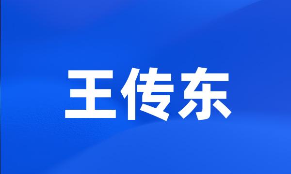 王传东