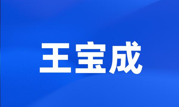 王宝成