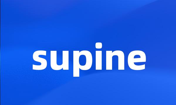 supine