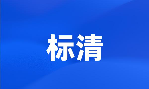 标清