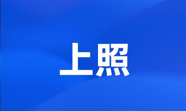 上照