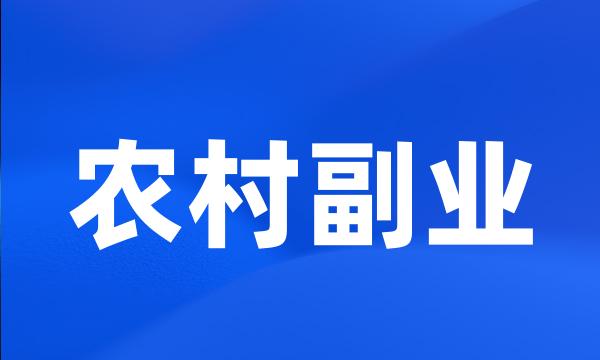 农村副业