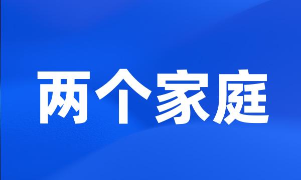 两个家庭