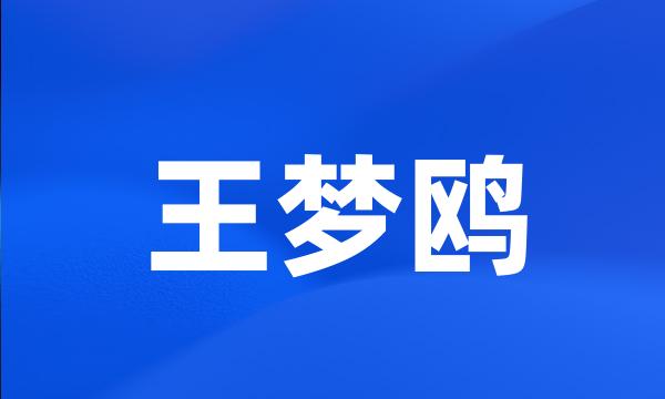 王梦鸥