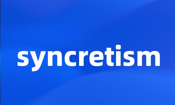 syncretism