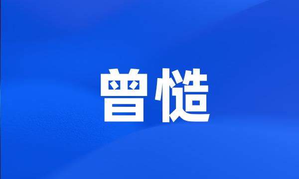 曾慥