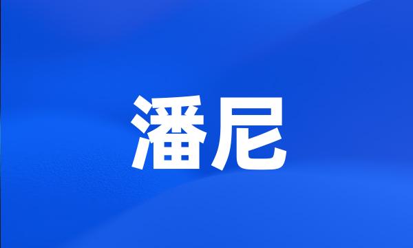 潘尼