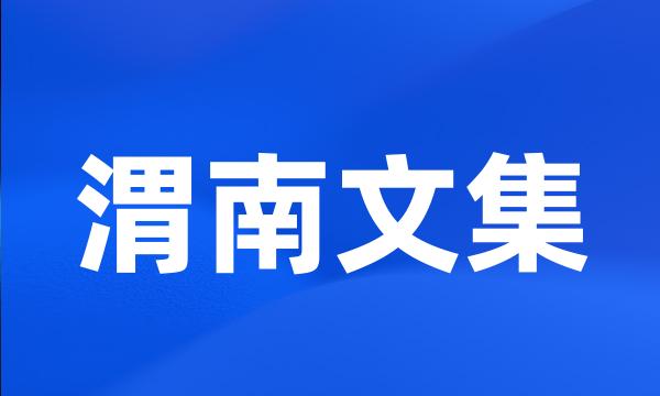 渭南文集