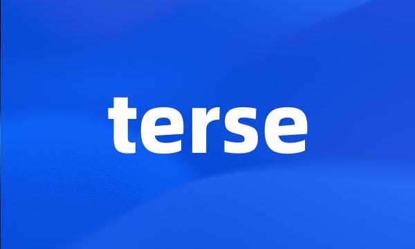 terse