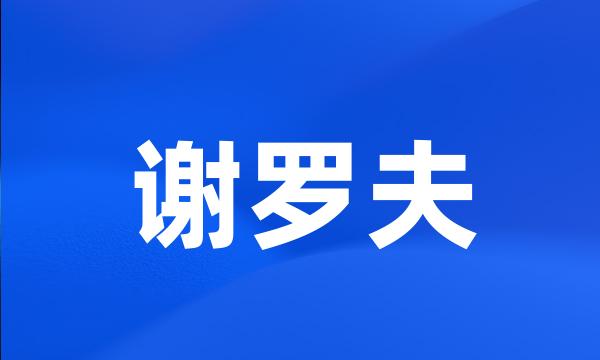 谢罗夫