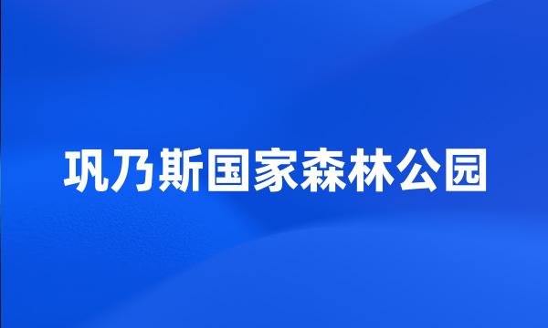 巩乃斯国家森林公园