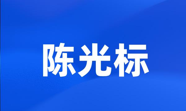 陈光标