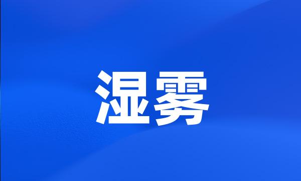 湿雾