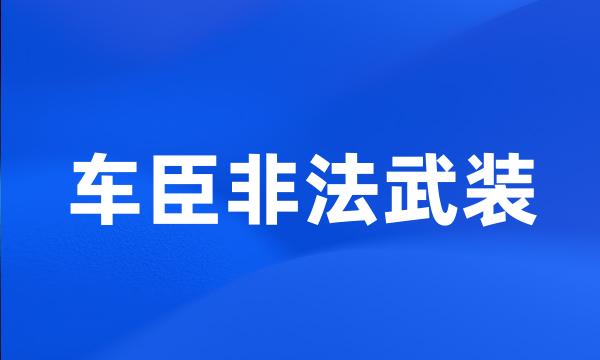 车臣非法武装