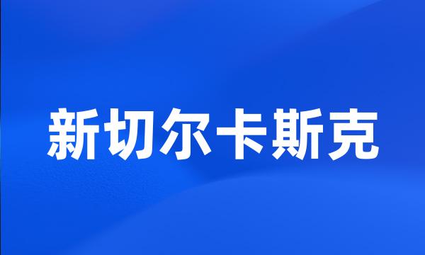 新切尔卡斯克