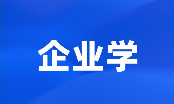 企业学