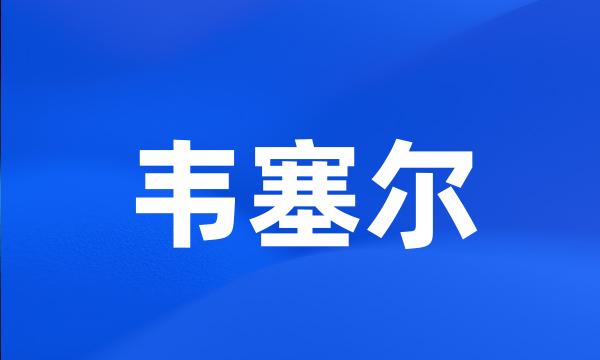 韦塞尔