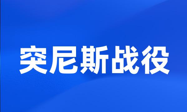 突尼斯战役