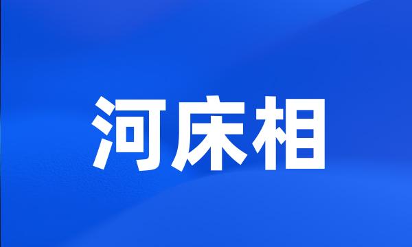 河床相