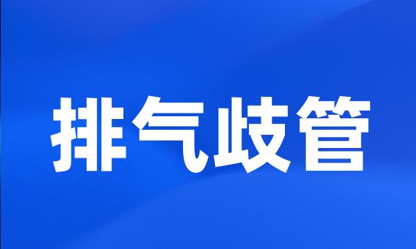 排气歧管