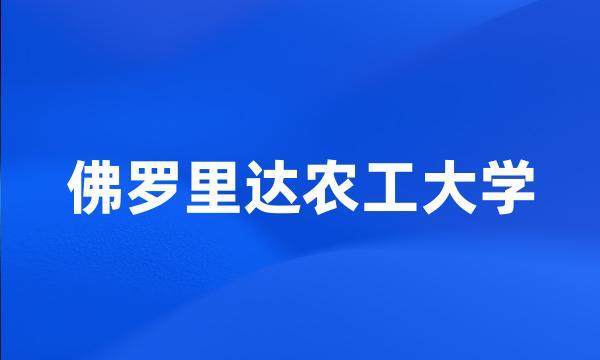 佛罗里达农工大学