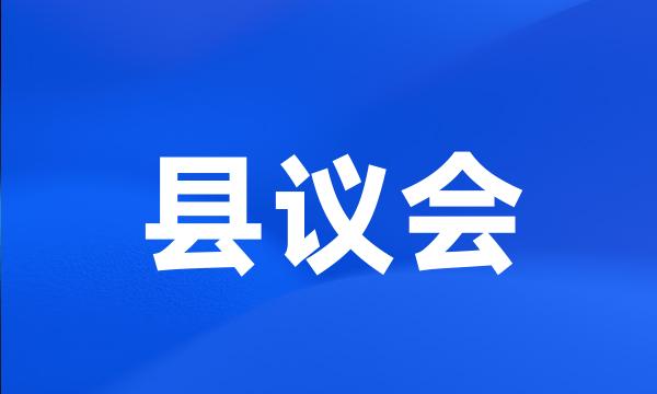 县议会