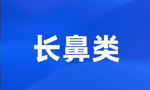 长鼻类