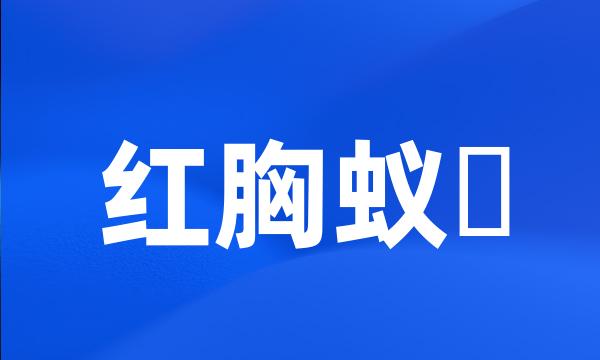 红胸蚁鴷