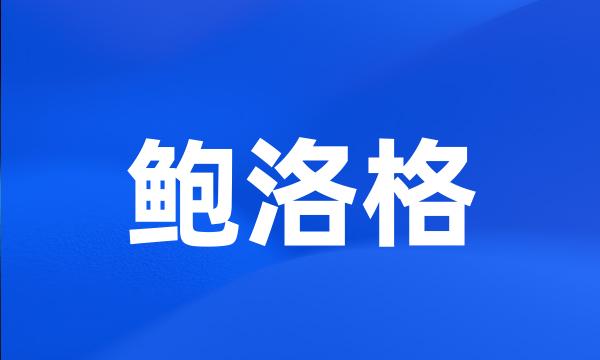 鲍洛格