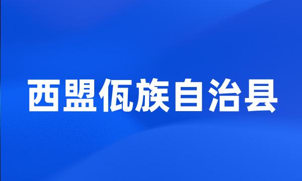 西盟佤族自治县