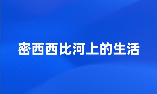 密西西比河上的生活