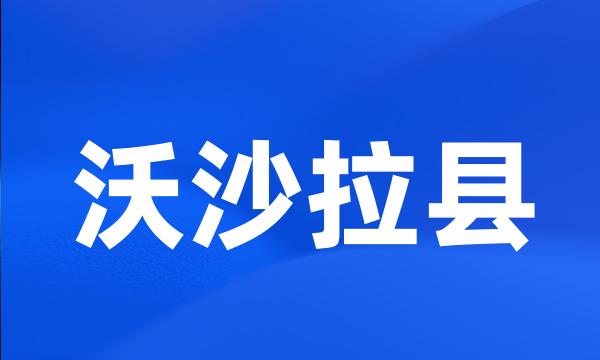 沃沙拉县